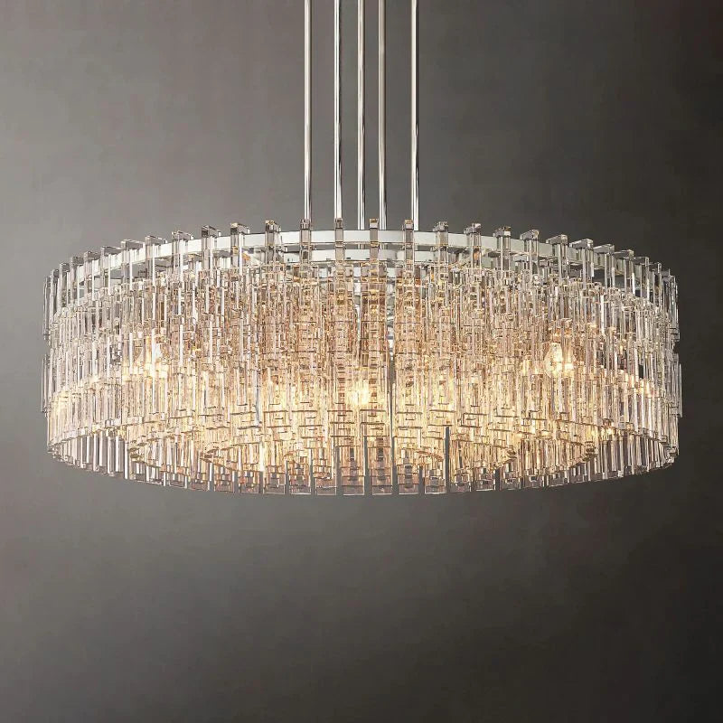 Marignan K9 Crystal Round Chandelier 48"