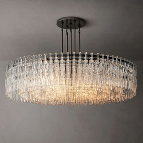 Marignan K9 Crystal Round Chandelier 60"