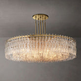 Marignan K9 Crystal Round Chandelier 60"