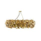 Aria McQueen Round 18 Light Crystal Modern Chandelier