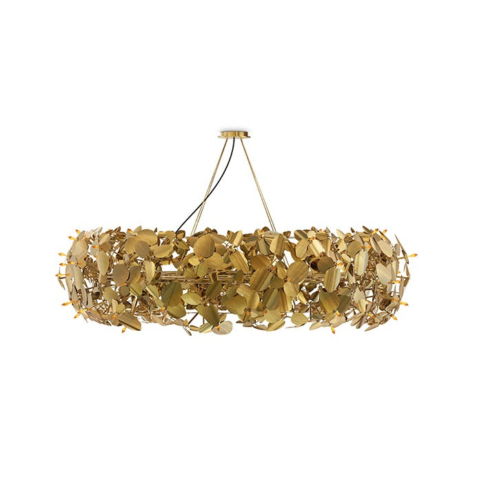 Luxury McQueen Round 18 Light Crystal Modern Chandelier