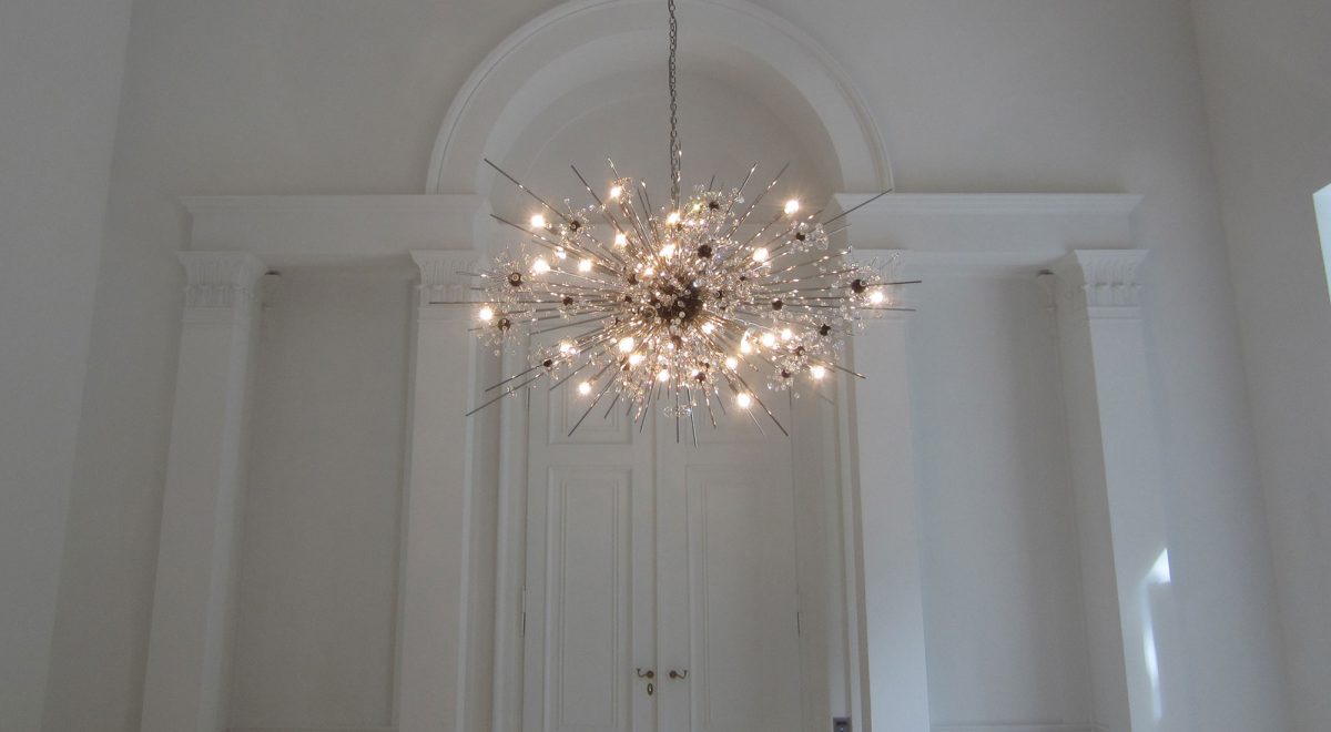 Neoclassicism Opera 16 Light Modern Brass Chandelier - Lobmeyr