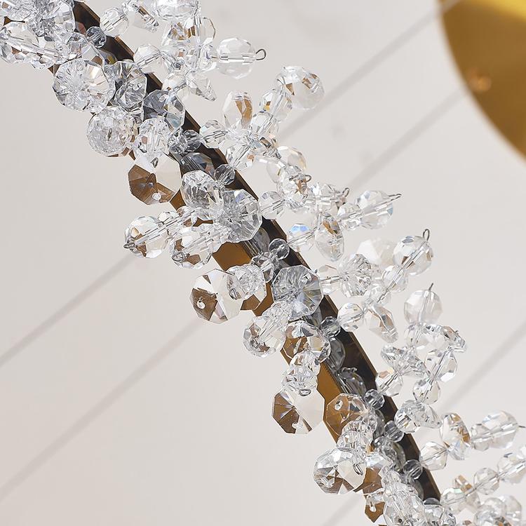 Nolan Halo Crystal Chandelier