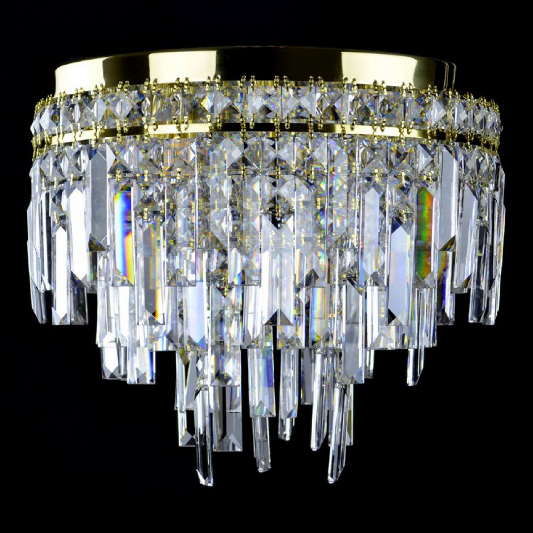 Aria Napoli 5 Modern Crystal Glass Chandelier