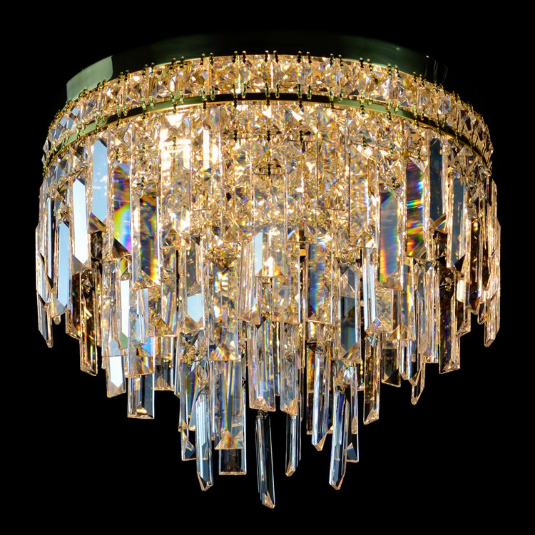 Aria Napoli 5 Modern Crystal Glass Chandelier