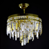 Aria Napoli 6 Modern Crystal Glass Chandelier