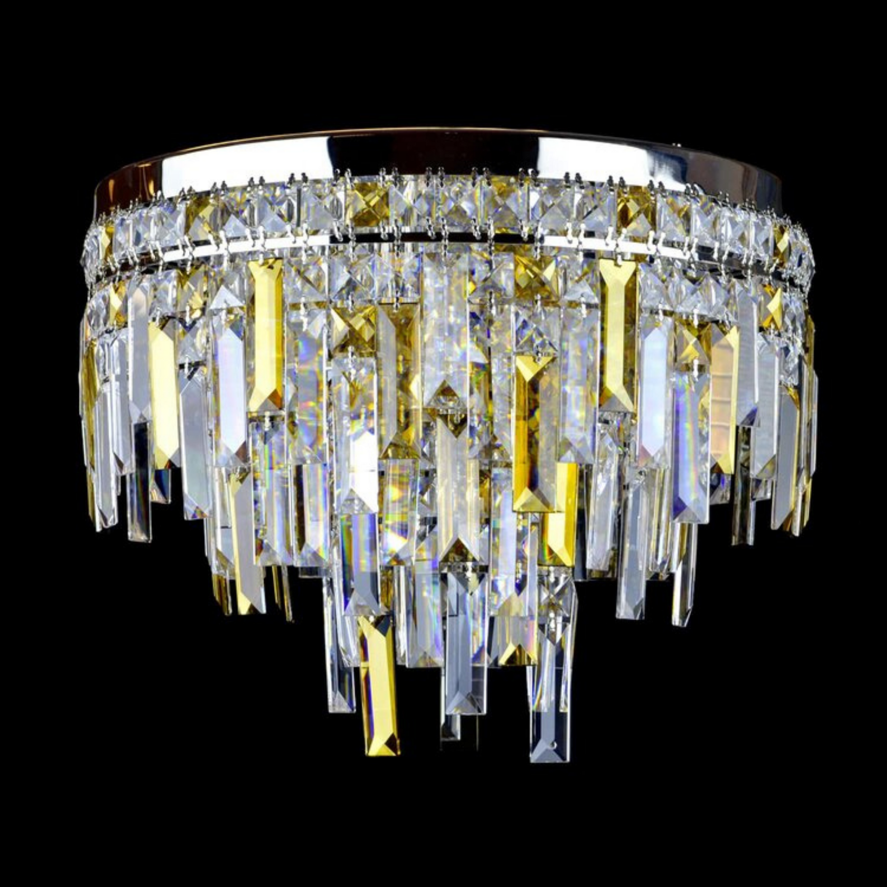 Aria Napoli 6 Modern Crystal Glass Chandelier