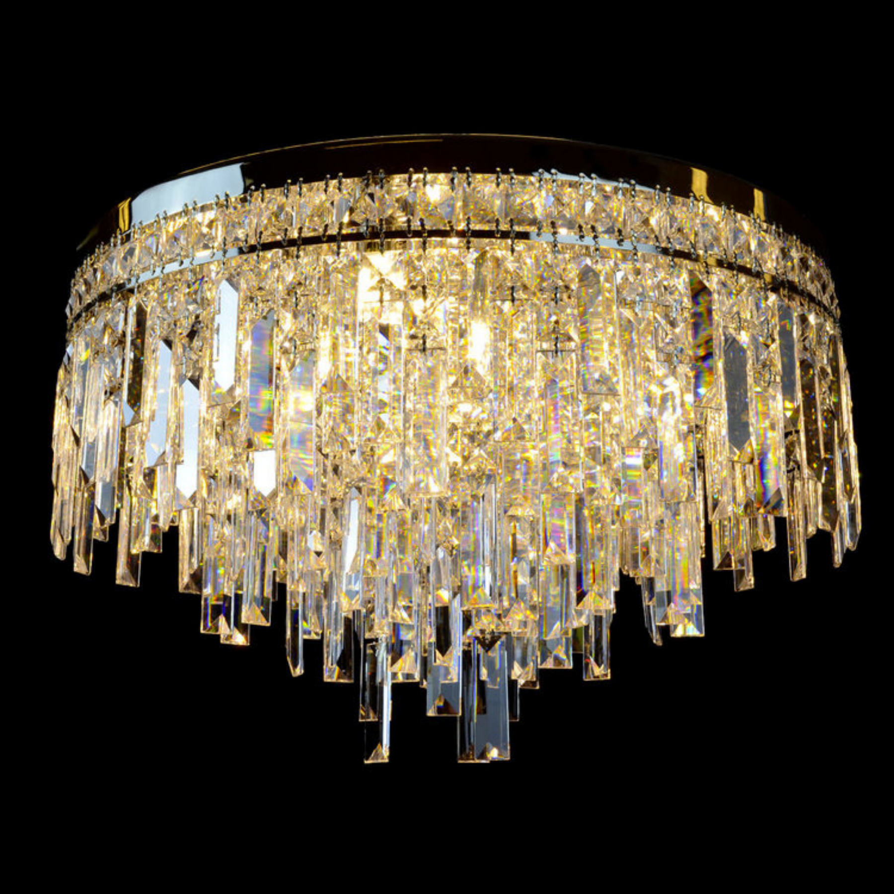 Aria Napoli 8 Modern Crystal Glass Chandelier