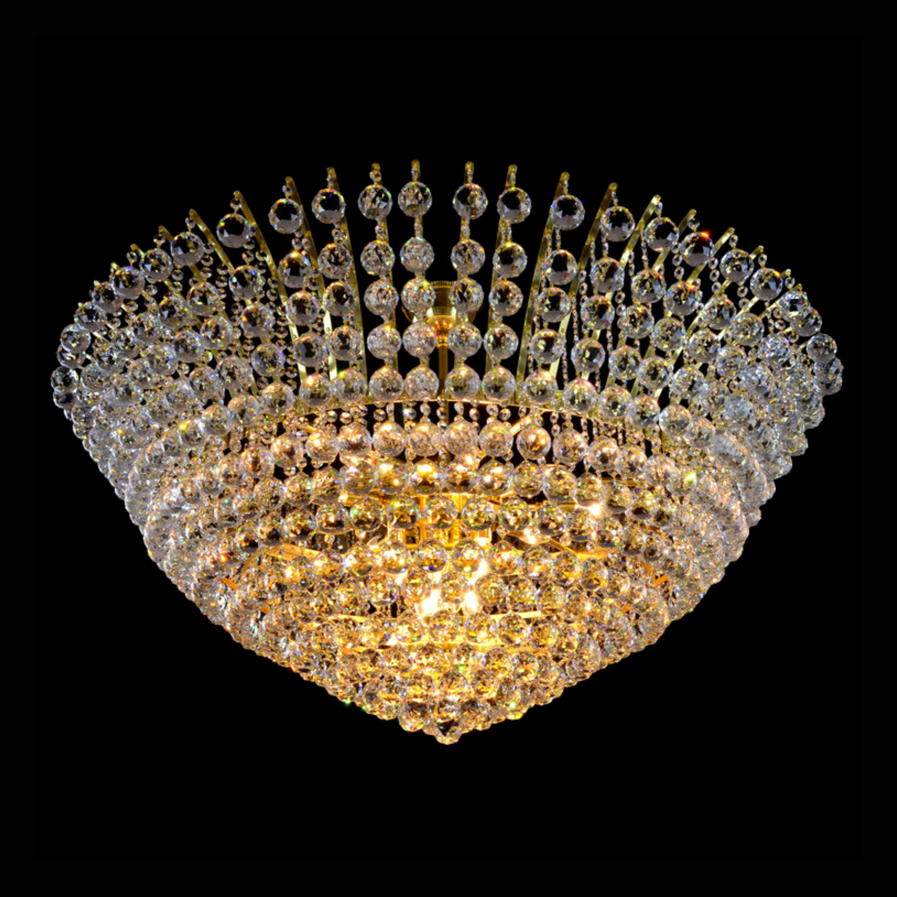 Aria Nice 15 Crystal Glass Chandelier