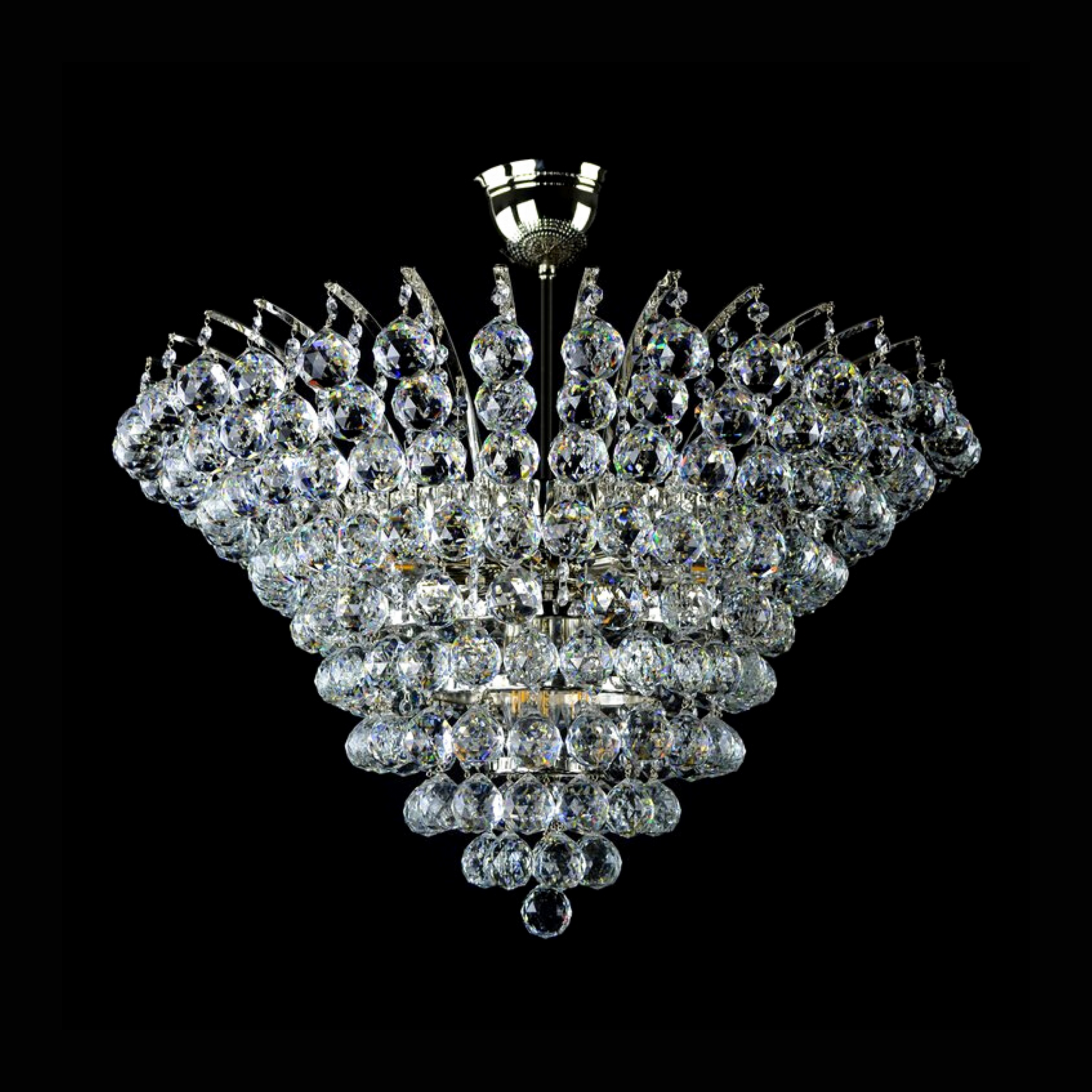 Aria Nice 9 Crystal Glass Chandelier