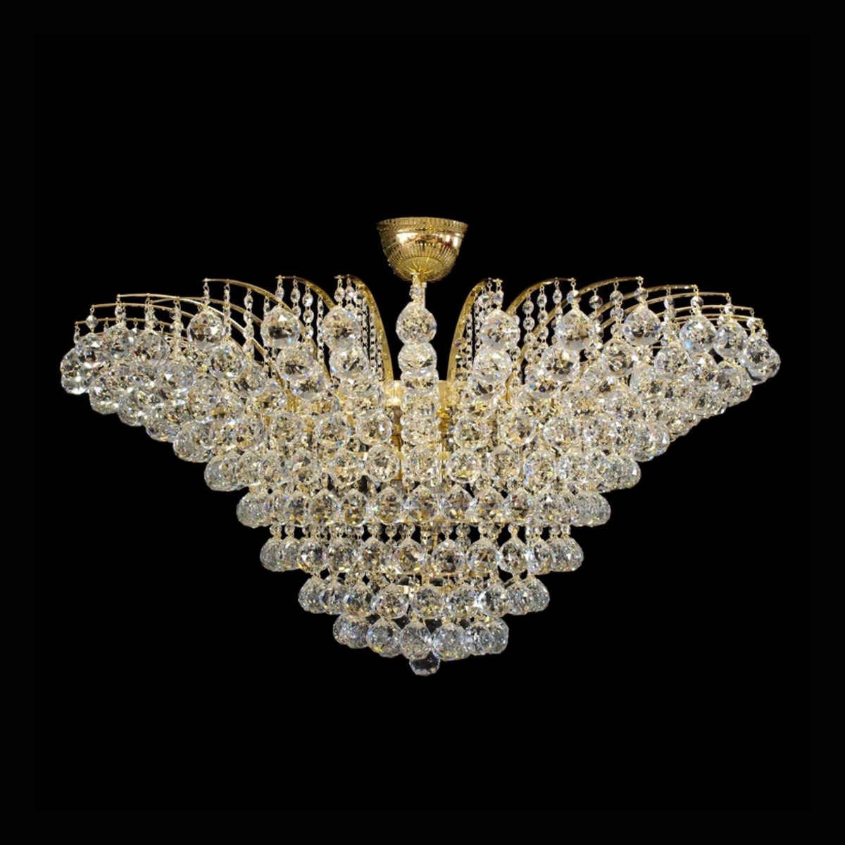 Aria Nice 9 Crystal Glass Chandelier