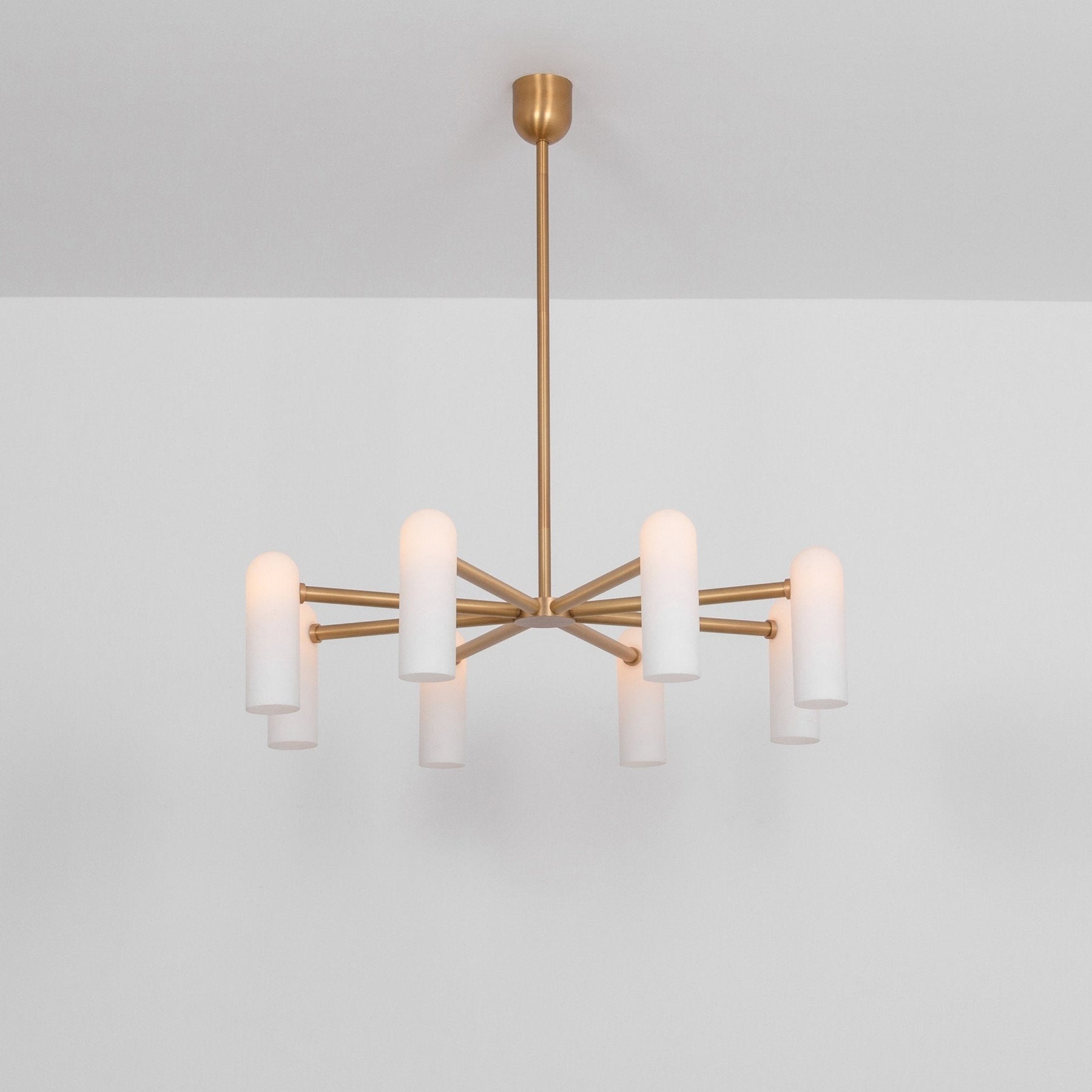 Tortora Round Modern Brass Chandelier S/M/L