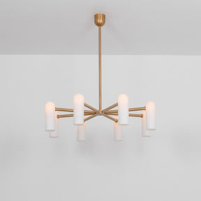 Tortora Round Modern Brass Chandelier S/M/L