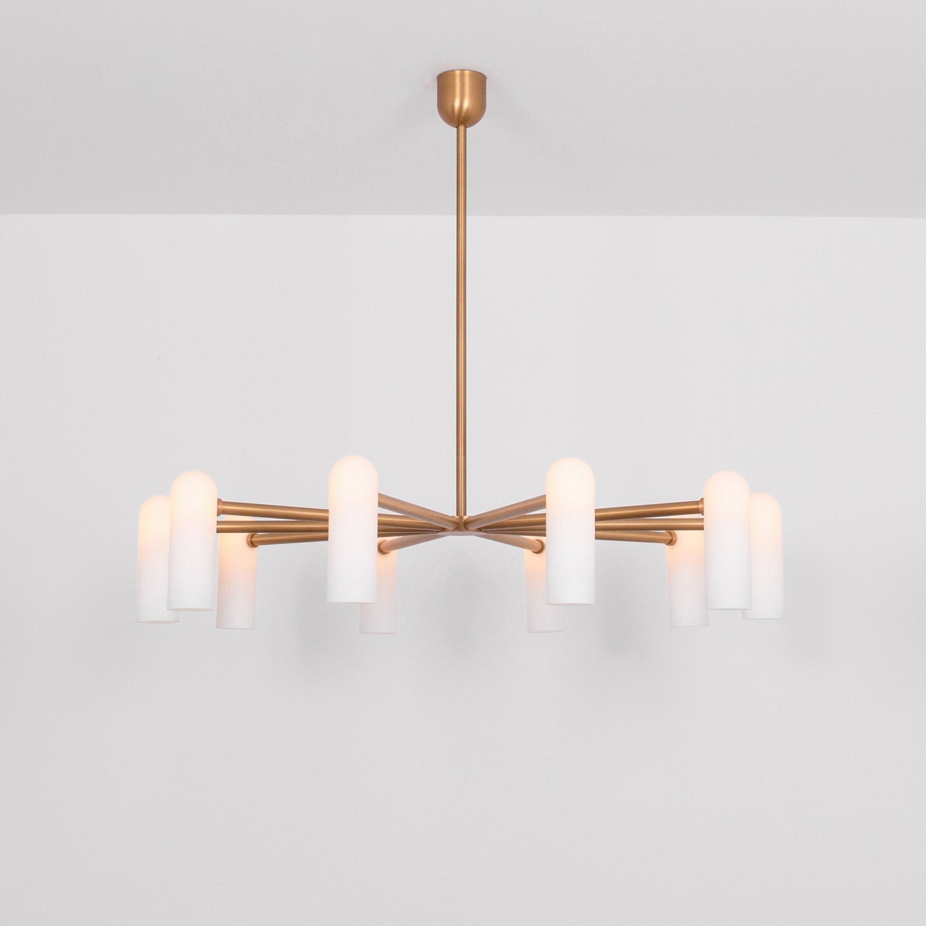 Tortora Round Modern Brass Chandelier S/M/L