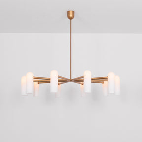 Tortora Round Modern Brass Chandelier S/M/L