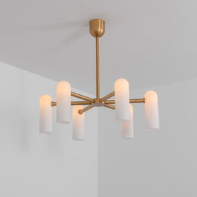 Tortora Round Modern Brass Chandelier S/M/L