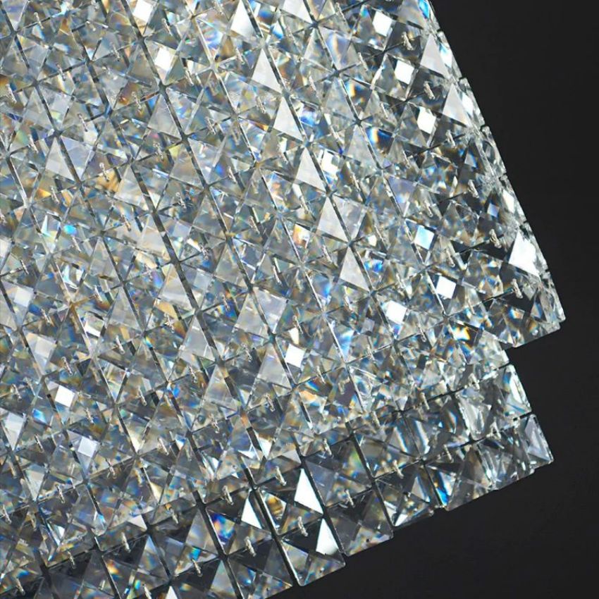 Olive Oval Crystal Chandelier