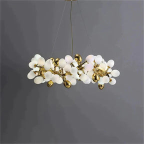 Aria Post Modern Round Grape Branch Chandelier