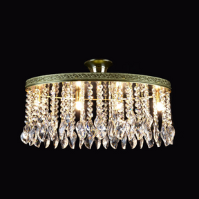 Aria Parma 4 Crystal Glass Chandelier