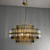 Emile Industrial Wind Round Chandelier 24" 32" 42"