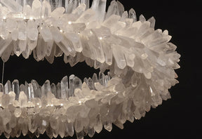 ROXI QUARTZ CRYSTAL CHANDELIER 24" 36'' 48"