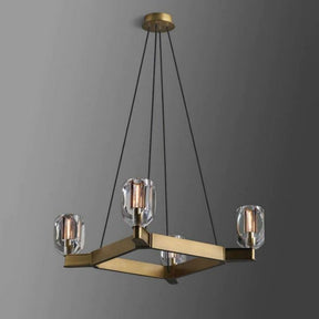 Aria Raibero 4 Ligtht Square Chandelier