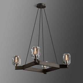 Aria Raibero 4 Ligtht Square Chandelier