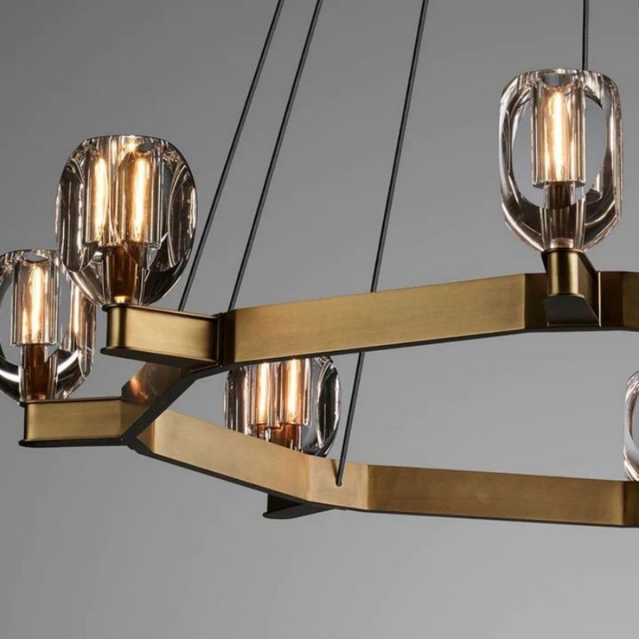 Aria Raibero 8 Light Chandelier