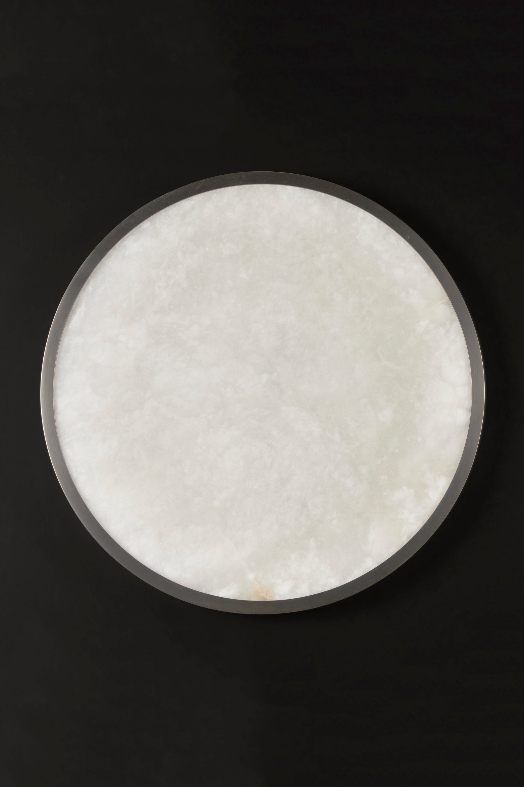 Raleigh Round Alabaster Ceiling Light