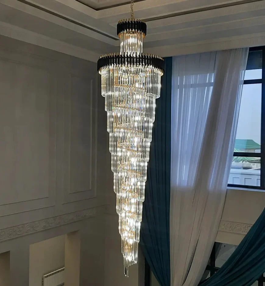 Cyrus Multiple Tier Crystal Chandelier