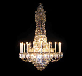 Aria Regency 33-Light Crystal Glass Chandelier