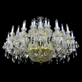 Aria Reign 49 Crystal Chandelier (Gold/Silver)