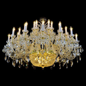 Aria Reign 49 Crystal Chandelier (Gold/Silver)