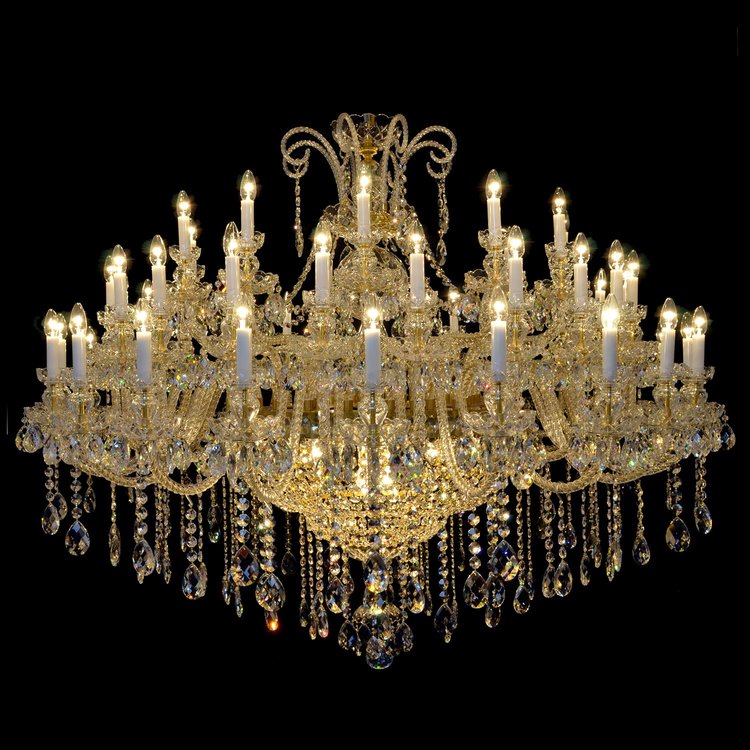 Aria Reign 67 Crystal Chandelier (Gold/Silver)