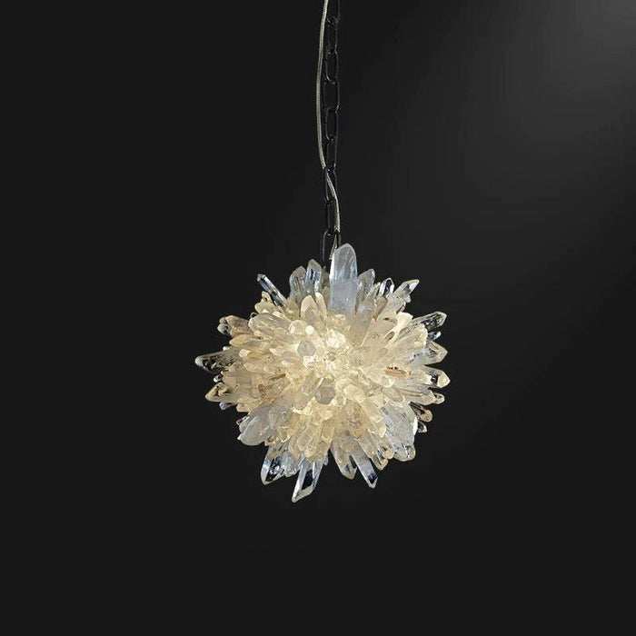 Rose Rock Crystal Creative Pendant Island Chandelier