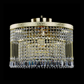 Aria Rome 6 Crystal Glass Chandelier