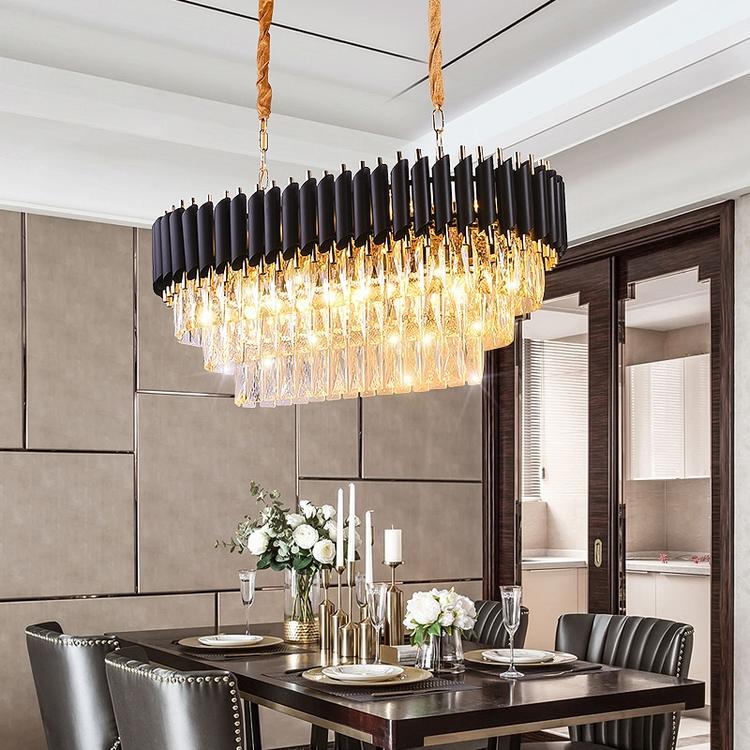 Sheila Oval Crystal Chandelier