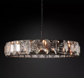 Harlew Multicurve Crystal Round Chandelier