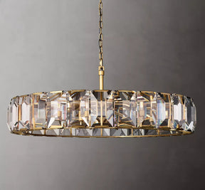 Harlew Multicurve Crystal Round Chandelier