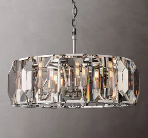 Harlew Multicurve Crystal Round Chandelier