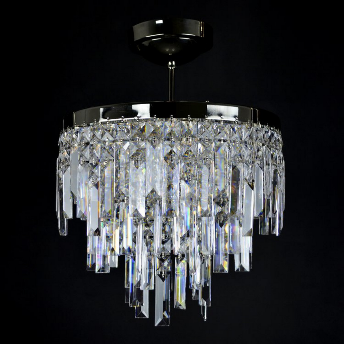 Aria Napoli 5 Modern Crystal Glass Chandelier