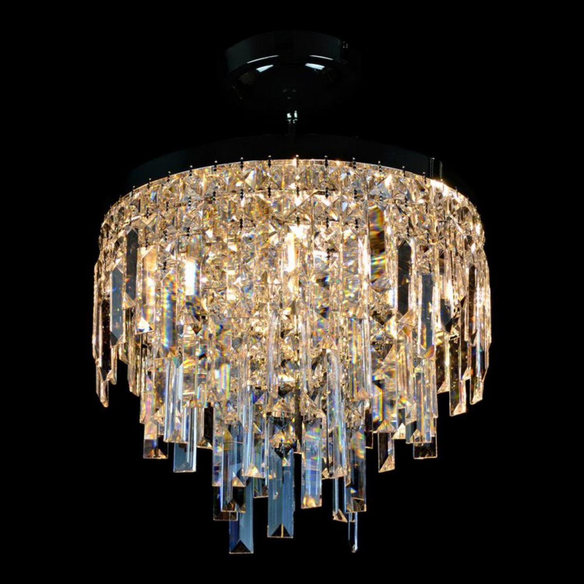 Aria Napoli 5 Modern Crystal Glass Chandelier