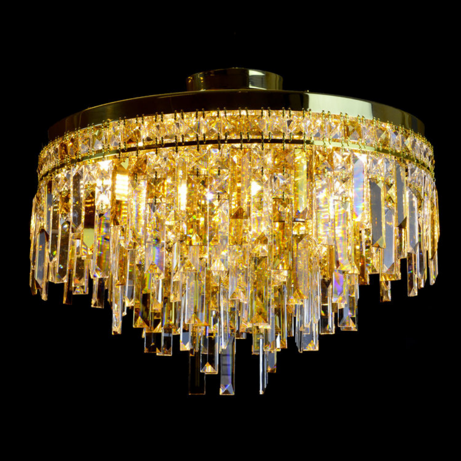 Aria Napoli 8 Modern Crystal Glass Chandelier