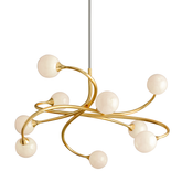 Signature Modern Chandelier - 294-09-CE - Corbett Lighting