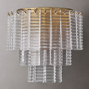 Sirene Clear Smoke Glass Wall Sconce