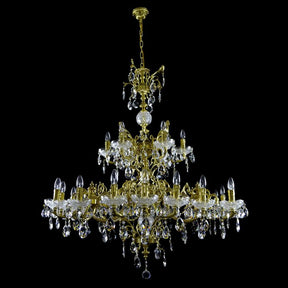 Aria Sirius 24 Crystal Chandelier (Gold)