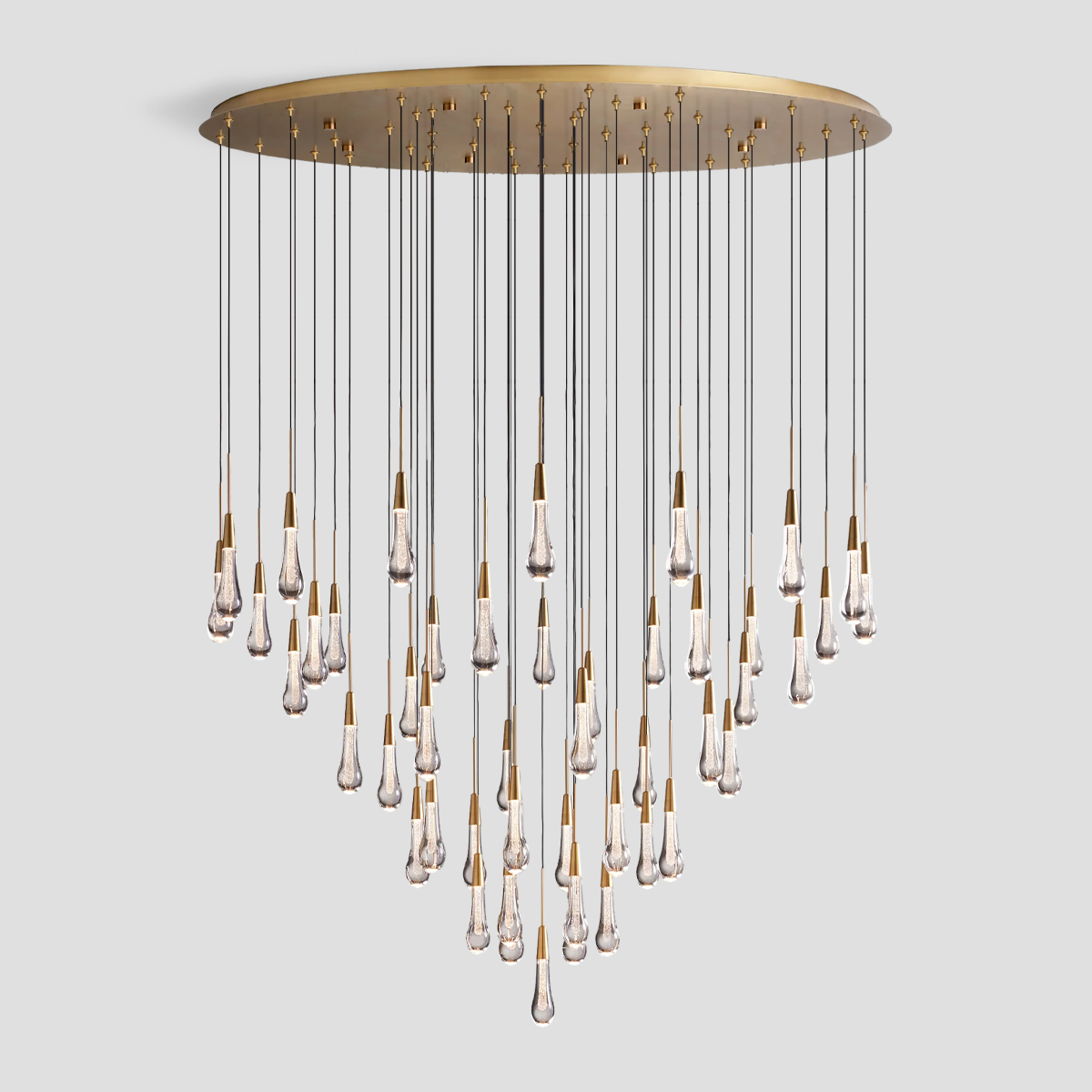 Soltaire Round Chandelier 17'' 24'' 36'' 58''