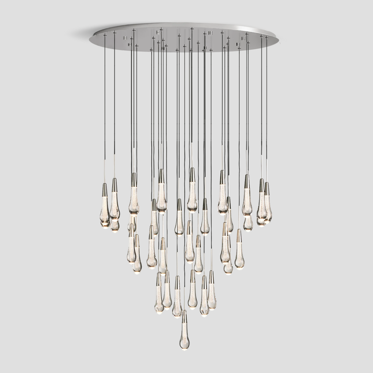 Soltaire Round Chandelier 17'' 24'' 36'' 58''