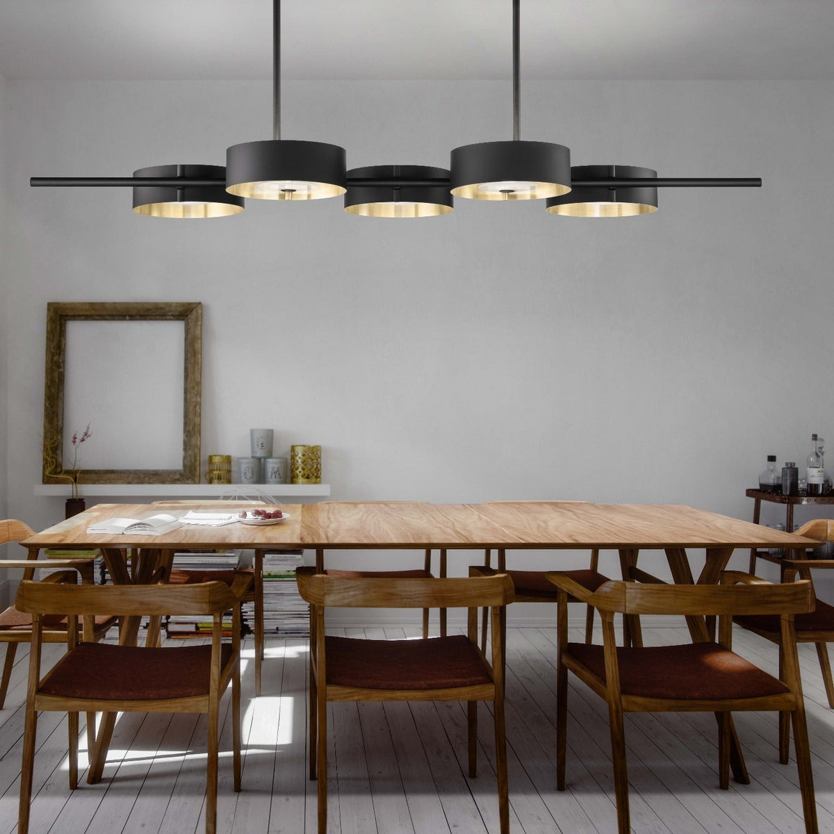 Sound BIL5 | 5-Light Modern Chandelier - Masiero