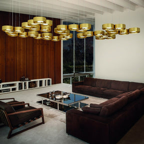 Sound OR6 | 6-Light Modern Chandelier - Masiero